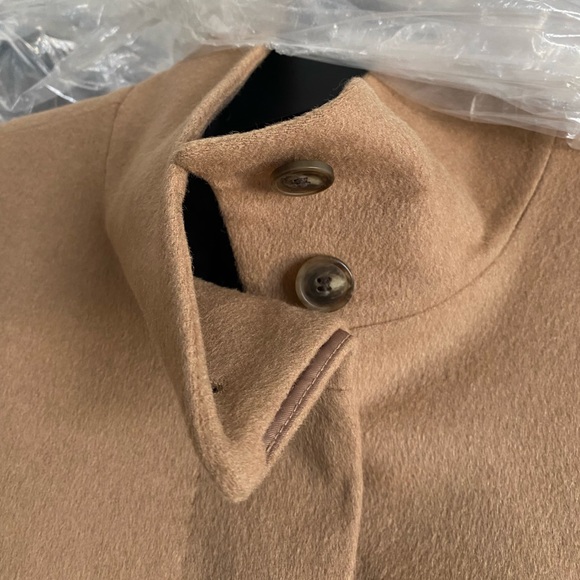 UNIQLO high neck wool / cashmere coat - Picture 4 of 6